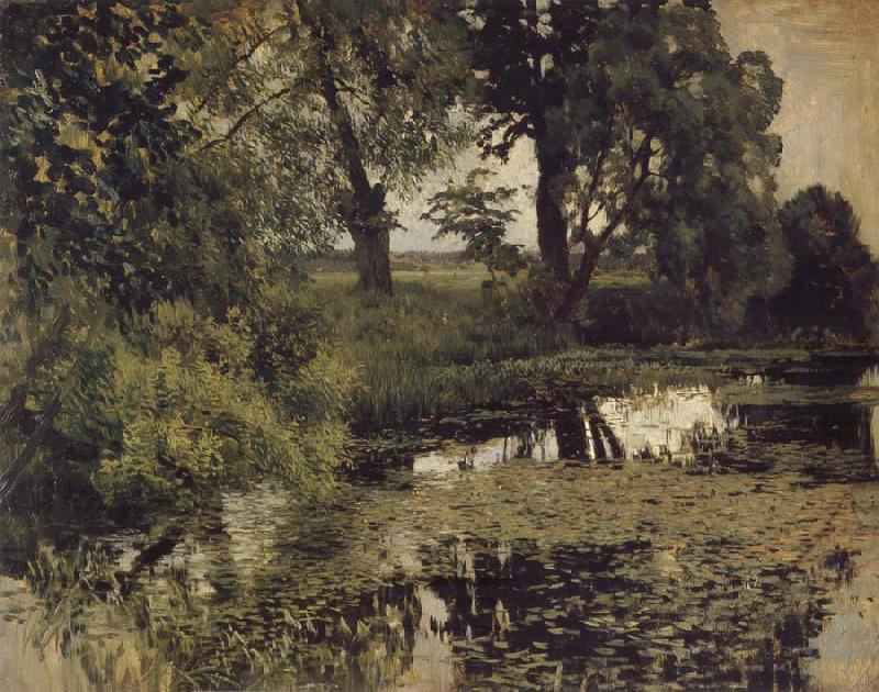 Levitan, Isaak Jungly Pond oil painting picture